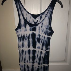 Merona Blue and White Tank Top